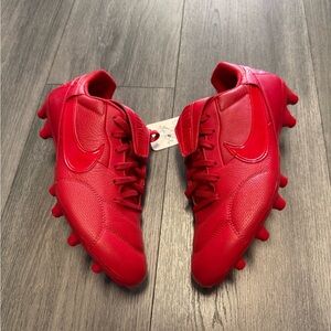 New Nike Premier 3 FG Triple Red White Soccer Cleats (HM0265-600) Size 7 New